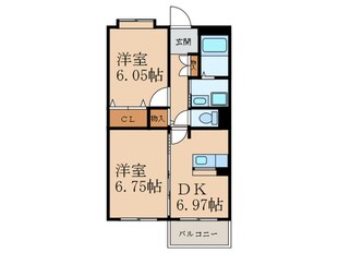 レインボ－ピ－クの物件間取画像